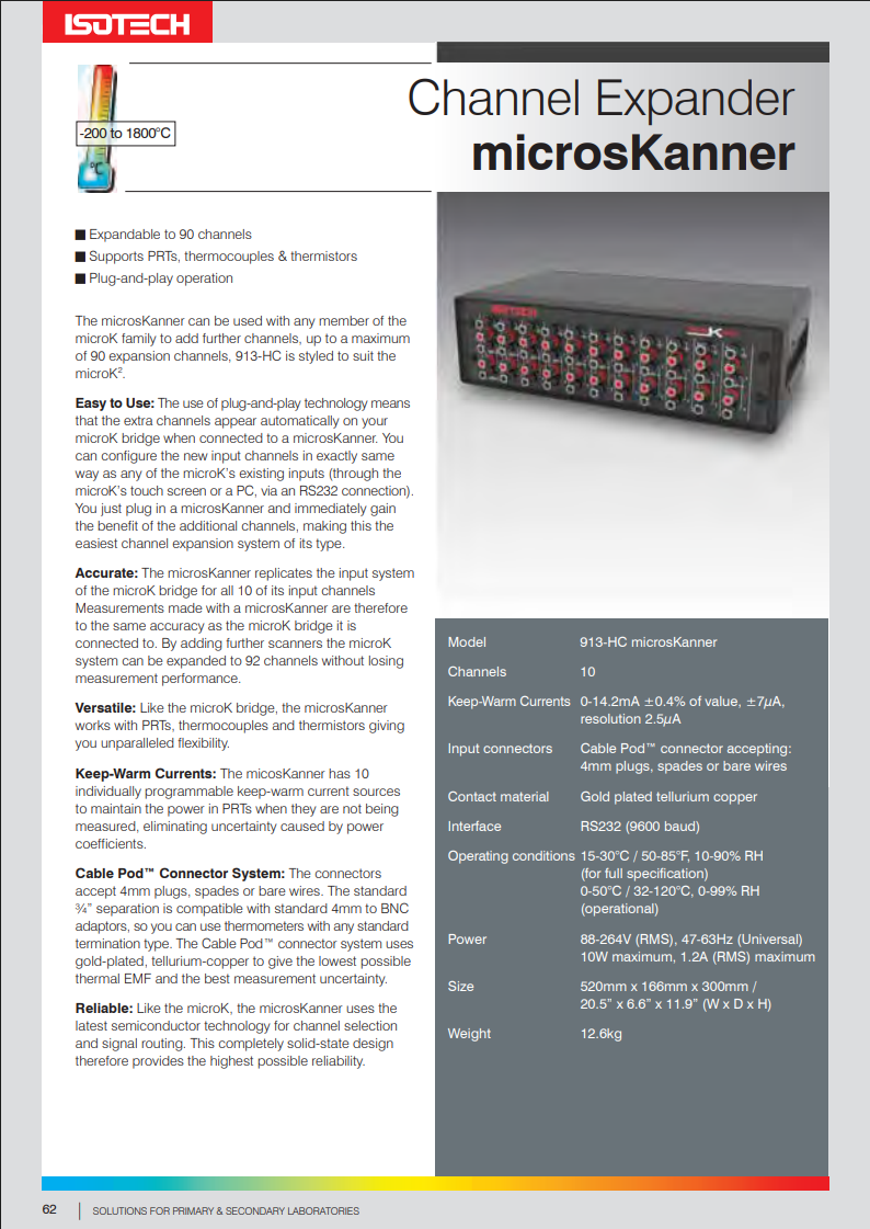 MicroSkanner� Datasheet